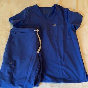 Brand new Denim Figs scrub set